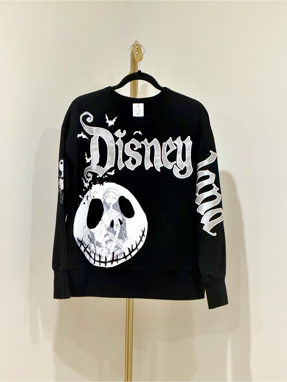 Disney Black Nightmare Before Christmas Crewneck Sweatshirt